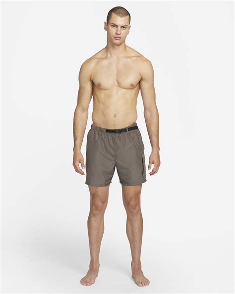 nike cargo zwembroek heren|Nike Men's 13cm (approx.) Belted Packable Swimming Trunks.